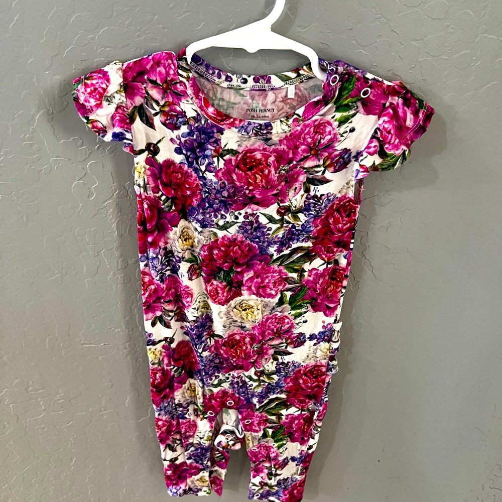 Posh Peanut one piece floral